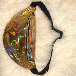Gold Iridescent Fanny Pack